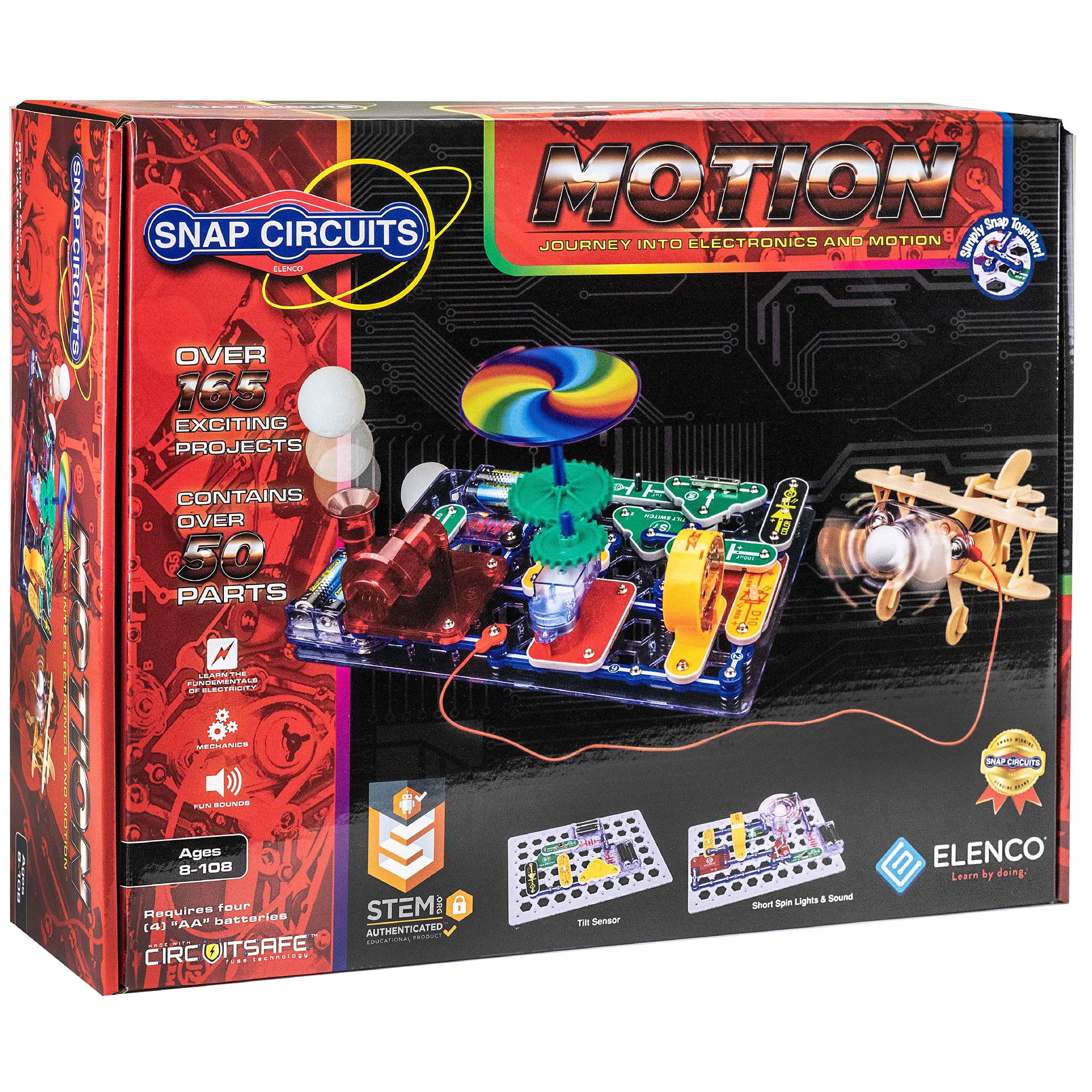 Elenco Snap Circuits Arcade STEM Kit Electricity Toy for Kids Science Game Skill Builder Walmart