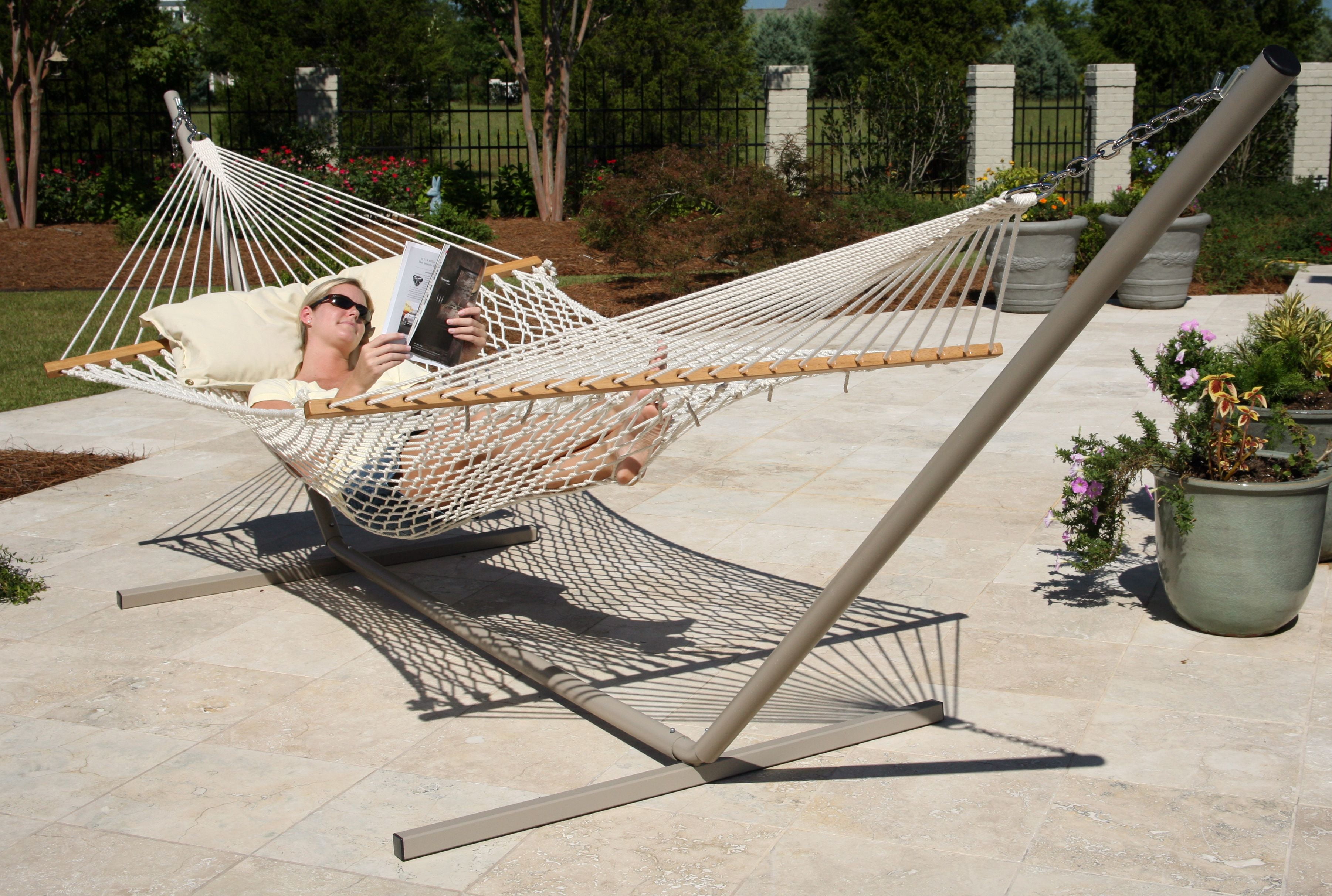 Pawleys Island Hammock With Stand Cypress Roman Arc Hammock Stand Pawleys  Island My Balcony