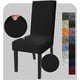 thumbnail image 1 of Fundas Elásticas Para Sillas De Comedor, Juego De 4 Fundas Decorativas Para Sillas De Comedor De Jacquard, Fundas Lavables Para Sillas De Cocina Para Comedor, Hotel, Fiesta 4, Negro, 1 of 4