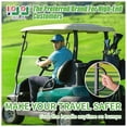 thumbnail image 3 of 10L0L Universal Golf Cart Grab Handles for Yamaha EZGO Club Car,Safety Golf Roof Grab Bar Cart Accessories, Black, 3 of 7