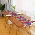 thumbnail image 2 of Yayeee Table Runner 70 inches Long Home Kitchen Dinning Party Decoration, Red Whimsical Floral, 2 of 7