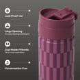 thumbnail image 2 of TAL 18oz Stainless Steel Ranger Coffee Travel Mug, Geometric Berry Print, 2 of 10