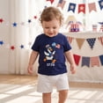 thumbnail image 5 of BemeyourBBs Kids Toddler Baby Boy Girl 4th of July T Shirts Outfit Patriot 250th Independent Day Shirts Clothes Duck Holding American Flag Print T Shirts Kids Summer Casual Pullover Tee Shirt Tops, 5 of 10