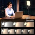 thumbnail image 2 of Lámpara de videoconferencia Mojimdo 180 LED con 3 colores y 5 niveles de brillo, 2 of 7