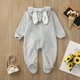 thumbnail image 3 of Toddler Kid Jumpsuit Pants Clothes Newborn Baby Boys Girls Winter Cute Snowman Fleece Jumpsuit Romper Warm Outwear Summer Jumpsuit For Girls Boys, 3 of 9
