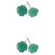 thumbnail image 1 of Jumpingount Pendientes con forma de flor de 2 piezas para mujer, joyería de rosa de estilo coreano, pendientes para niñas, plateada para fiesta Azul 2Conjunto, 1 of 6