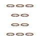 thumbnail image 3 of Pulseras de obsidiana Qarigey con cuentas de piedra natural turquesa Tipo 8 10Conjunto, 3 of 6
