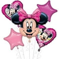 thumbnail image 4 of MINNIE MOUSE Happy Helpers Party Head Face Ear Heart 5 Piece Mylar Balloon Set, 4 of 4