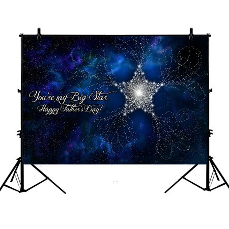 Gckg 7x5ft Father S Day Shinning Star Polyester Photography