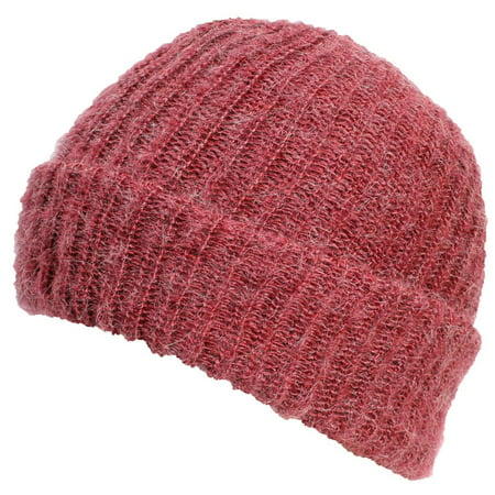 Best Winter Hats Adult Rib Knit Soft Mohair Thick Warm Cuffed Beanie - (Best Winter Cream In India)