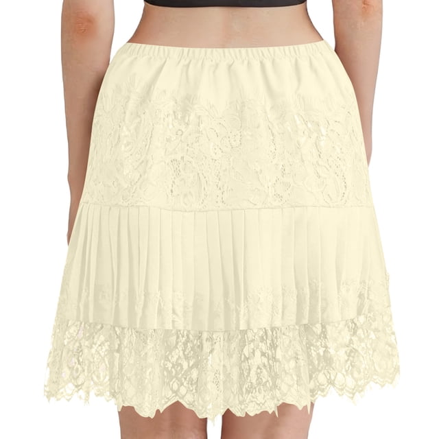 WRKEKC Flowy Skirts for Women Ballet Core Layered Ruffle Hem Mini Skirt with Sheer Mesh and Tiered Design