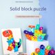 thumbnail image 2 of 8 Styles Of Digital 3D Three-dimensional Jigsaw Puzzle, Puzzle Board, Animal Dinosaur Transportation Tool, Cognitive Educational Early Education Toys, 2 of 3