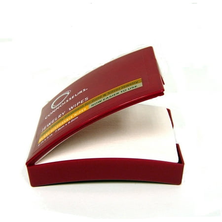 1051 Jewelry Wipes Jewely Cleaner Silver, Disposable wipes clean gold and Silver jewelry By Connoisseurs