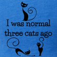 thumbnail image 3 of CafePress - Three Cats Ago Humorous T Shirt - Womens Football Shirt, 3 of 4