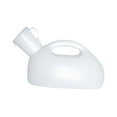 thumbnail image 1 of Orinal portátil para hombre, con tapa y asa, antiderrames, para orinar Blanco, 1 of 9