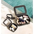 thumbnail image 4 of Neceser de maquillaje LETGO Clear, aprobado por la TSA, mini, negro, 4 of 8