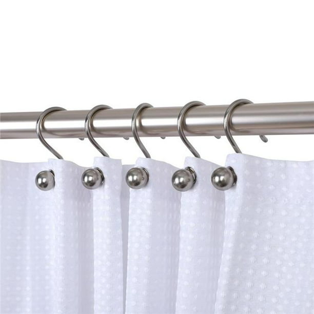 Utopia Alley Hk7bn Ball Shower Curtain, Oil Rubbed Bronze Shower Curtain Rod And Hooks