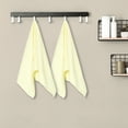thumbnail image 6 of Unique Bargains Cotton Hand Towels Highly Absorbent Multi-Purpose Towel Yellow 2pk, 6 of 8