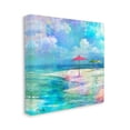 thumbnail image 3 of Stupell Industries Umbrella Beachscape Watercolor Mirage Painting Gallery Wrapped Canvas Print Wall Art, Design by Paul Brent, 3 of 7