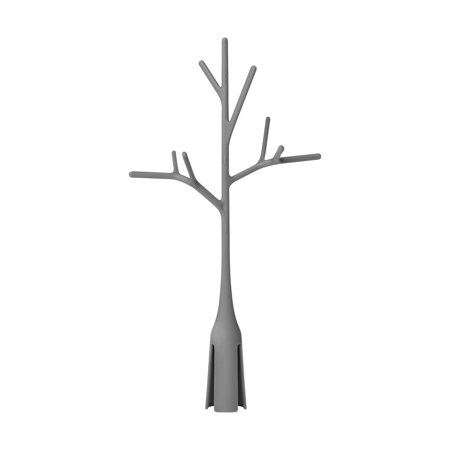 Boon Twig Grass And Lawn Baby Bottle Drying Rack Accessory - Creates More Drying Space, Gray