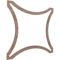 thumbnail image 3 of 47 1/4"W x 47 1/4"H x 3/8"T King Size Lilley Decorative Fretwork Wood Ceiling Panels, Walnut, 3 of 10