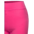 thumbnail image 4 of A2Y Women's Basic Solid Premium Cotton High Rise Bike Shorts Hot Pink 3XL, 4 of 6