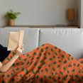 thumbnail image 3 of Avocado Soft Flannel Fleece Throw Blanket, Comic of Avocados Scattered on Plain Background Print, Cozy Plush for Indoor and Outdoor Use, 60" x 80", Lime Green Vermilion, by Ambesonne, 3 of 5