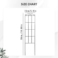 thumbnail image 3 of Kingtowag Gold Planter Vertical Pot Trellis for Indoor Decorative, 2-Pack Steel Floral Trellis, 19.69" * 5.9", Freestanding Plant Climbing Frame, Rust-Resistant and Durable, 3 of 8