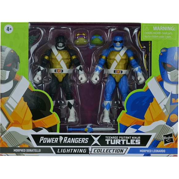 Power Rangers Teenage Mutant Ninja Turtles 6" Figure Lightning Collection 2-Pack - Morphed Donatello & Leonardo