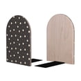 thumbnail image 2 of Lsque Funny Chicken Printed Wood Bookends,Non-Skid Bookend for Shelves,Heavy Duty Support Bookends,Non-Slip Foam Pads for Office, Home, and Library,1 Pair, 2 of 8