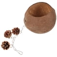 thumbnail image 4 of Miangastore Parrot Swing To Natural Coconuts Shell Bird Nest Bird Parrot Hanging Accessories, 4 of 8