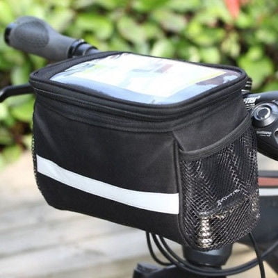Cycling Bike Bicycle Front Basket Top Frame Handlebar Bag Pannier Pouch