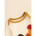 thumbnail image 6 of FEORJGP Infant Baby Girl Boy One-piece Rompers 0 3M 6M 9M 12M Toddler Long Sleeves Jumpsuits Rooster Embroidery Round Neck Playsuits Full Length Ribbeoys Casual Comfy Clothes for Spring Fall, 6 of 9