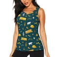 thumbnail image 1 of Fotbe Camping Blusas Sin Mangas para Mujer – Estilo Casual, Corte Suelto, Slim-Fit, Cuello Redondo Deportivo, Tops de Verano para Gimnasio y Yoga-XX-Large, 1 of 7