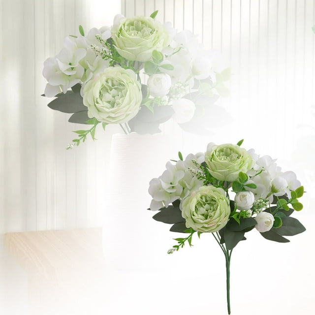 Realistic Faux Flower Bouquet, Lifesize, Durable Low-Maintenance, Customizable, Versatile For Home/Wedding/Parties, Ideal Gift