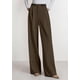 thumbnail image 3 of Pantalones de Pierna Ancha PRETTYGARDEN para Mujer Café XL, 3 of 6