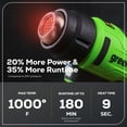 thumbnail image 3 of Greenworks 24V Cordless Heat Gun, 4.0Ah Battery & Charger Included, 3 of 10