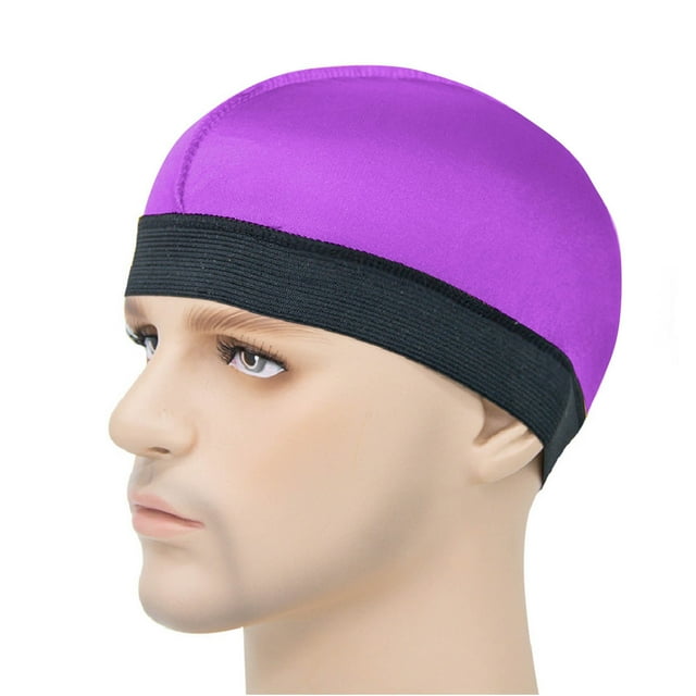 Bonnet de Nuit Élastique Uni pour Hommes pour la Protection et le Confort des Cheveux