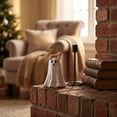 thumbnail image 4 of HOZVOMI Spooky Ghost Figurines Decor, Funny Pat Head Ghost Statue Gifts for Ghost Lovers Women Men, Bookshelf Desktop Indoor Halloween Decorations for Home Office, 4 of 6