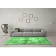 thumbnail image 3 of Ahgly Company Indoor Rectangle Abstract Emerald Green Contemporary Area Rugs, 8' x 12', 3 of 4