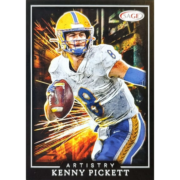 NFL 2022 Artistry Football Kenny Pickett Trading Card #57 (Rookie Card) (Sage Collectibles)