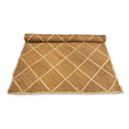 thumbnail image 3 of Handwoven Rectangular Jute Carpet with Sleek Chequered Pattern, 3 of 5