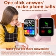 thumbnail image 7 of PTHTECHUS 1.83'' Smart Watch for Kids Sport Smartwatch with 37 Sports Modes DIY Watch Touchscreen Phone Calls Music Calculator Excellent Gift for Teenage(Pink), 7 of 7