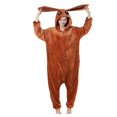 thumbnail image 1 of Kigurumi-Pijama suave de una pieza con capucha para mujer, ropa de dormir, disfraz de Navidad, Mono para fiesta, 1 of 3