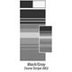 Carefree JU208D5A 19 Pi. 2 Po Tissu de Store de Remplacement&44; Bande de Dunes Noires et Grises avec Blanc – image 1 sur 1