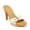 White, variant on XYD Women Slip-on Cone High Heel Mules Strap Buckle Cork Slides Silver-studs Open Toe Sandals Daily Outdoor Dress Size 10 Black