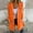 Orange(New), variant on Fall and Winter Womens Solid Color Snap Buttons Long Sleeve Hooded Casual Long Coat with Pockets