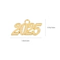 thumbnail image 2 of 50Pcs Pendant Graduation Accessories Golden Year Charms for Craft Enthusiasts, 2 of 9