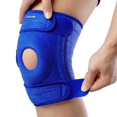 AVIDDA Knee Support with Open-Patella Design for Joint Pain, Sports, Injury Rehabilitation, Adjustable Knee Brace for Men Woman with 3 Straps