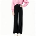 thumbnail image 1 of Cowsor Girl's Bootcut Yoga Pants,High Waisted Casual Kids Bell Bottoms Pants, 1 of 7